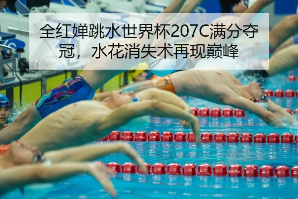全红婵跳水世界杯207C满分夺冠，水花消失术再现巅峰
